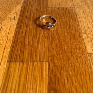 Sterling Silver Star and Moon Ring